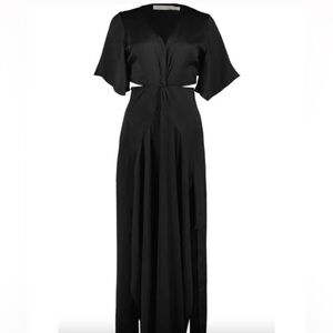 bishop + young Black Maxi Harper Cutout Dress